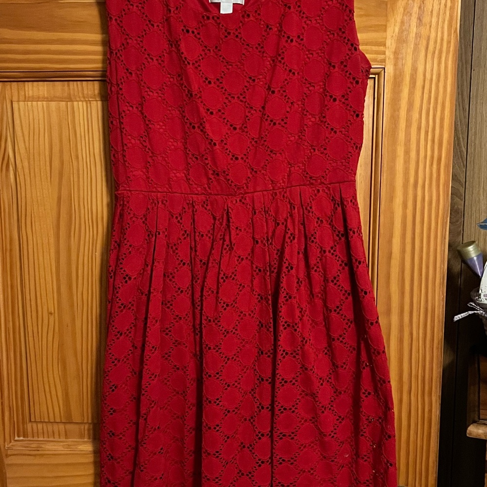 Dress Barn Red Lace Dress